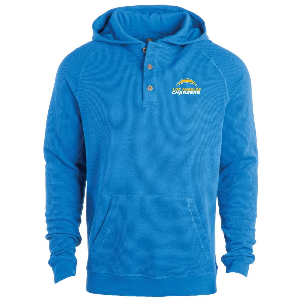 Los Angeles Chargers Dunbrooke Montana Raglan Thermal Hoodie - Royal cheap
