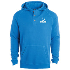 Indianapolis Colts Dunbrooke Montana Raglan Thermal Hoodie - Royal for sale