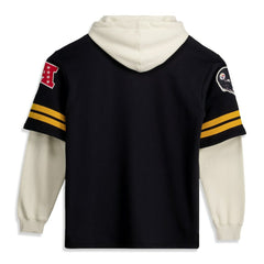 Pittsburgh Steelers '47 Big & Tall Split Zone Cornerback V-Neck Hoodie - Black online