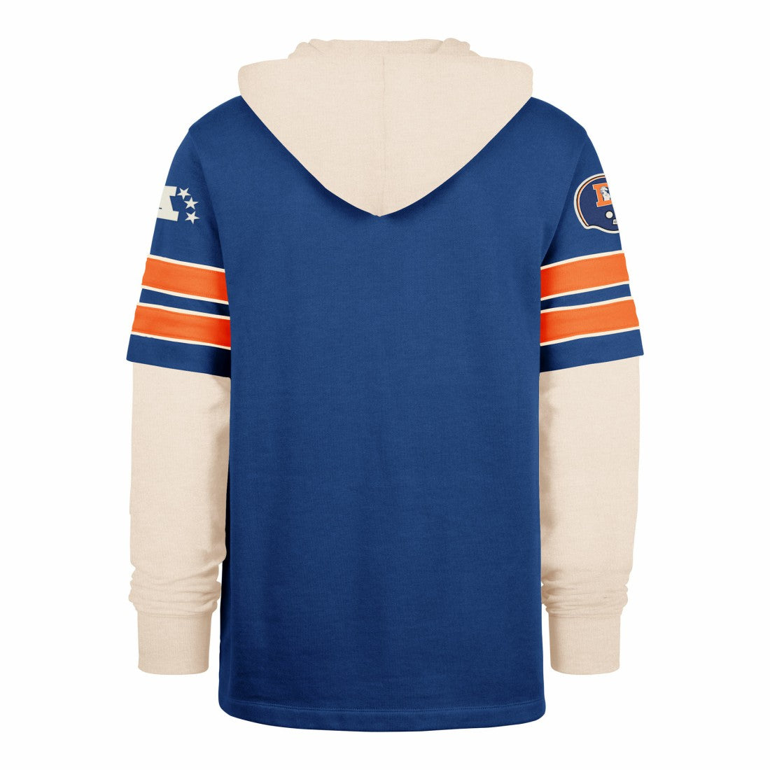 Denver Broncos '47 Big & Tall Split Zone Cornerback Hoodie - Royal outlet