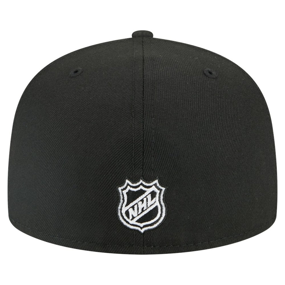 New Jersey Devils New Era Faded Lines 59FIFTY Fitted Hat - Black Jerseys