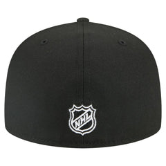 New Jersey Devils New Era Faded Lines 59FIFTY Fitted Hat - Black Jerseys