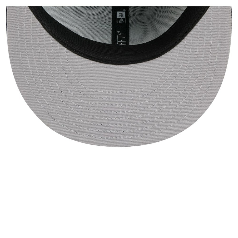 Seattle Kraken New Era Faded Lines 59FIFTY Fitted Hat - Deep Sea Blue Hats
