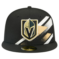 Vegas Golden Knights New Era Faded Lines 59FIFTY Fitted Hat - Black Hats
