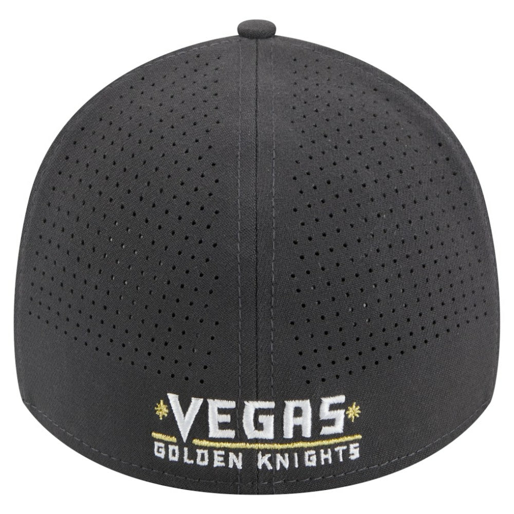 Vegas Golden Knights New Era Zig Zag 39THIRTY A-Frame Perforated Flex Hat - Gray Hats