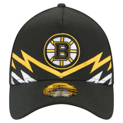 Boston Bruins New Era 39THIRTY A-Frame Perforated Flex Hat - Black Hats