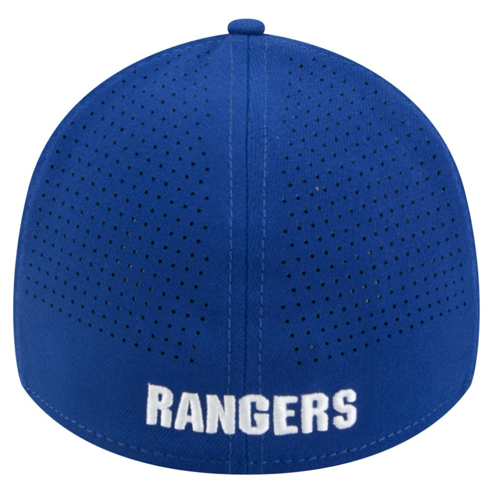 New York Rangers New Era 39THIRTY A-Frame Perforated Flex Hat - Blue Hats
