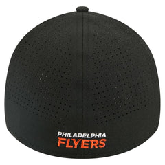 Philadelphia Flyers New Era 39THIRTY A-Frame Perforated Flex Hat - Black Hats