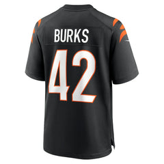 Oren Burks Cincinnati Bengals Team Game Jersey - Black sale