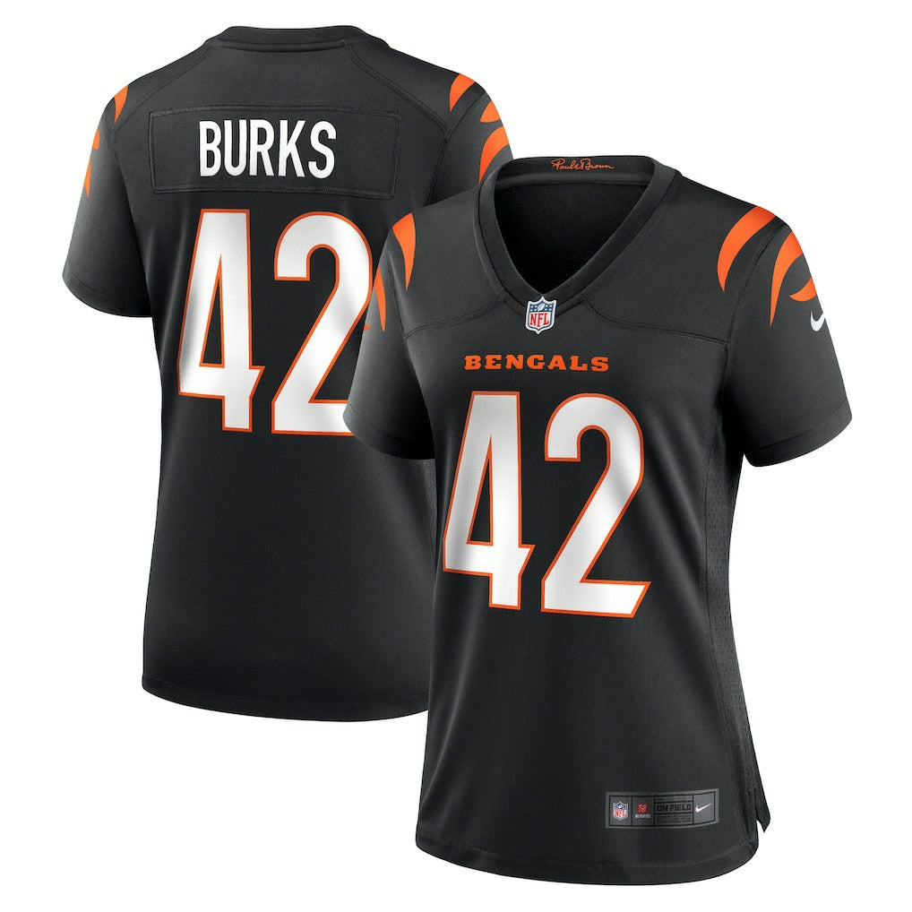 Oren Burks Cincinnati Bengals Women's Team Game Jersey - Black online