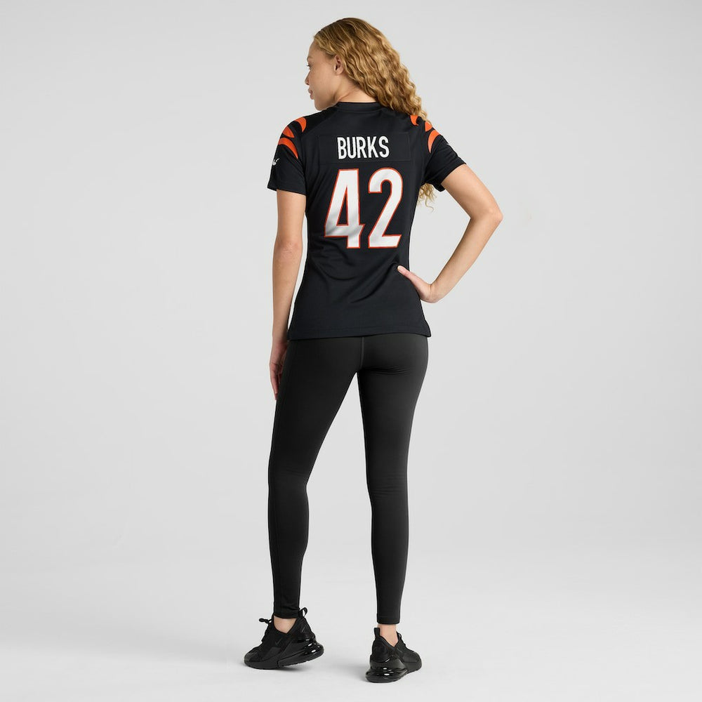 Oren Burks Cincinnati Bengals Women's Team Game Jersey - Black online