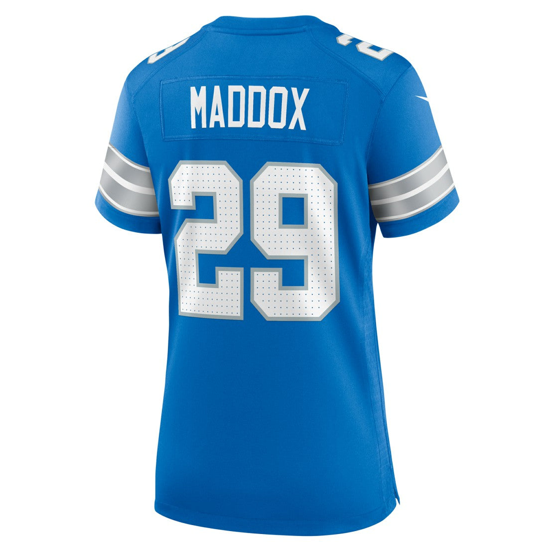 Avonte Maddox Detroit Lions Women's Team Game Jersey - Blue outlet