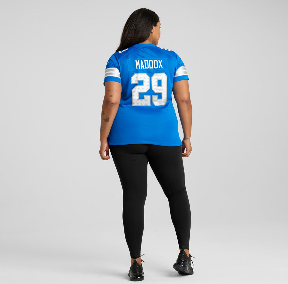 Avonte Maddox Detroit Lions Women's Team Game Jersey - Blue outlet