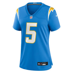 Trey Lance Los Angeles Chargers Women's Team Game Jersey - Powder Blue outlet