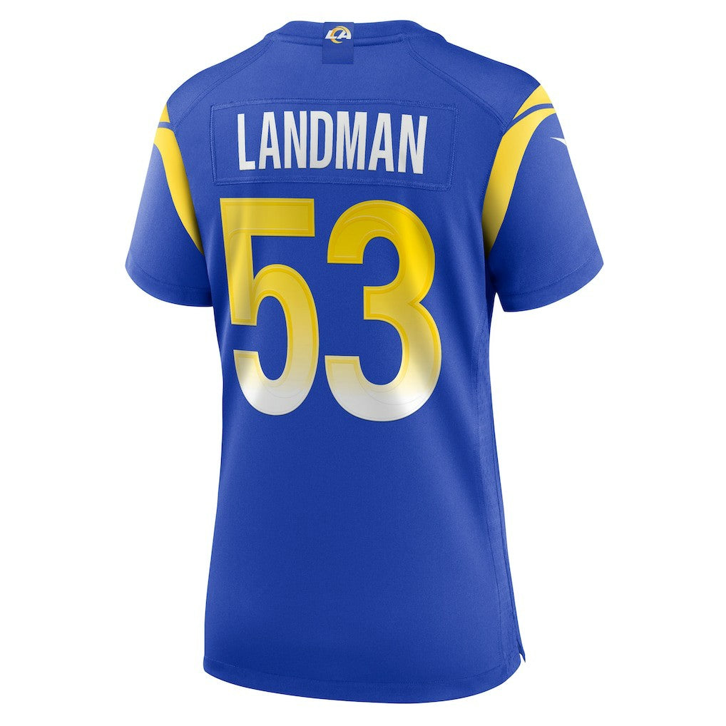 Nate Landman Los Angeles Rams Women's Team Game Jersey - Royal on sale