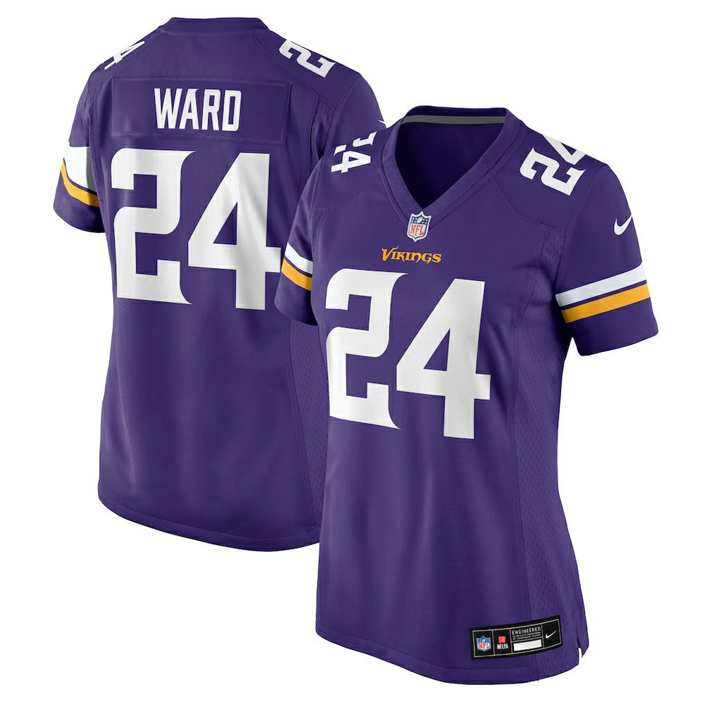 Jay Ward Minnesota Vikings Women's Team Game Jersey - Purple cheap