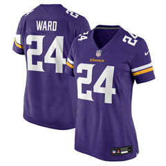 Jay Ward Minnesota Vikings Women's Team Game Jersey - Purple cheap