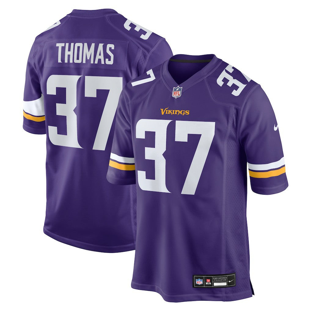 Tavierre Thomas Minnesota Vikings Team Game Jersey - Purple cheap