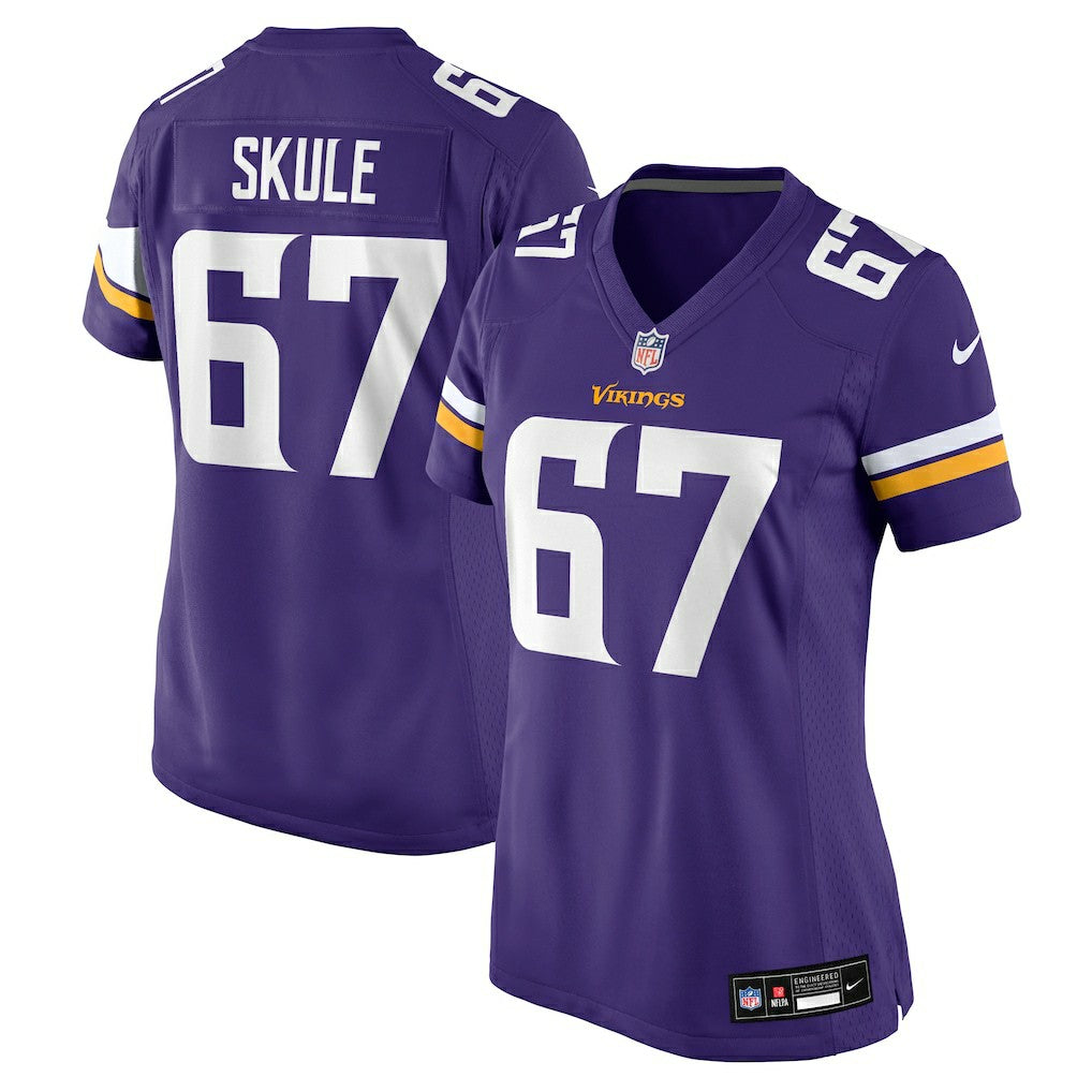 Justin Skule Minnesota Vikings Women's Team Game Jersey - Purple cheap