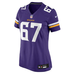 Justin Skule Minnesota Vikings Women's Team Game Jersey - Purple cheap