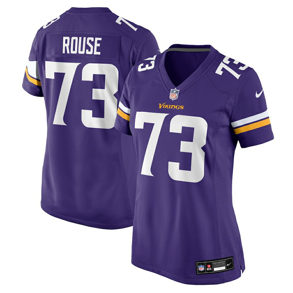 Walter Rouse Minnesota Vikings Women's Team Game Jersey - Purple on sale