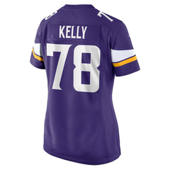 Ryan Kelly Minnesota Vikings Women's Team Game Jersey - Purple online