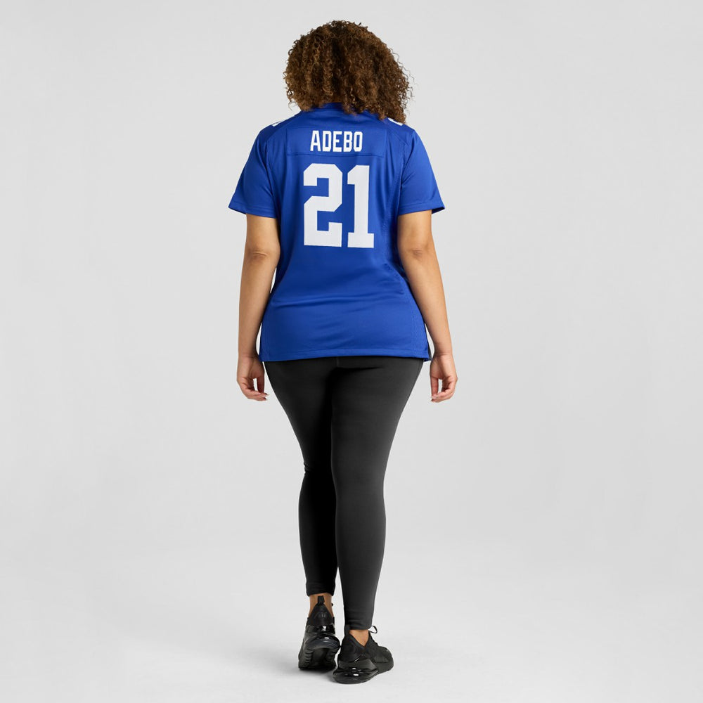 Paulson Adebo New York Giants Women's Team Game Jersey - Royal on sale