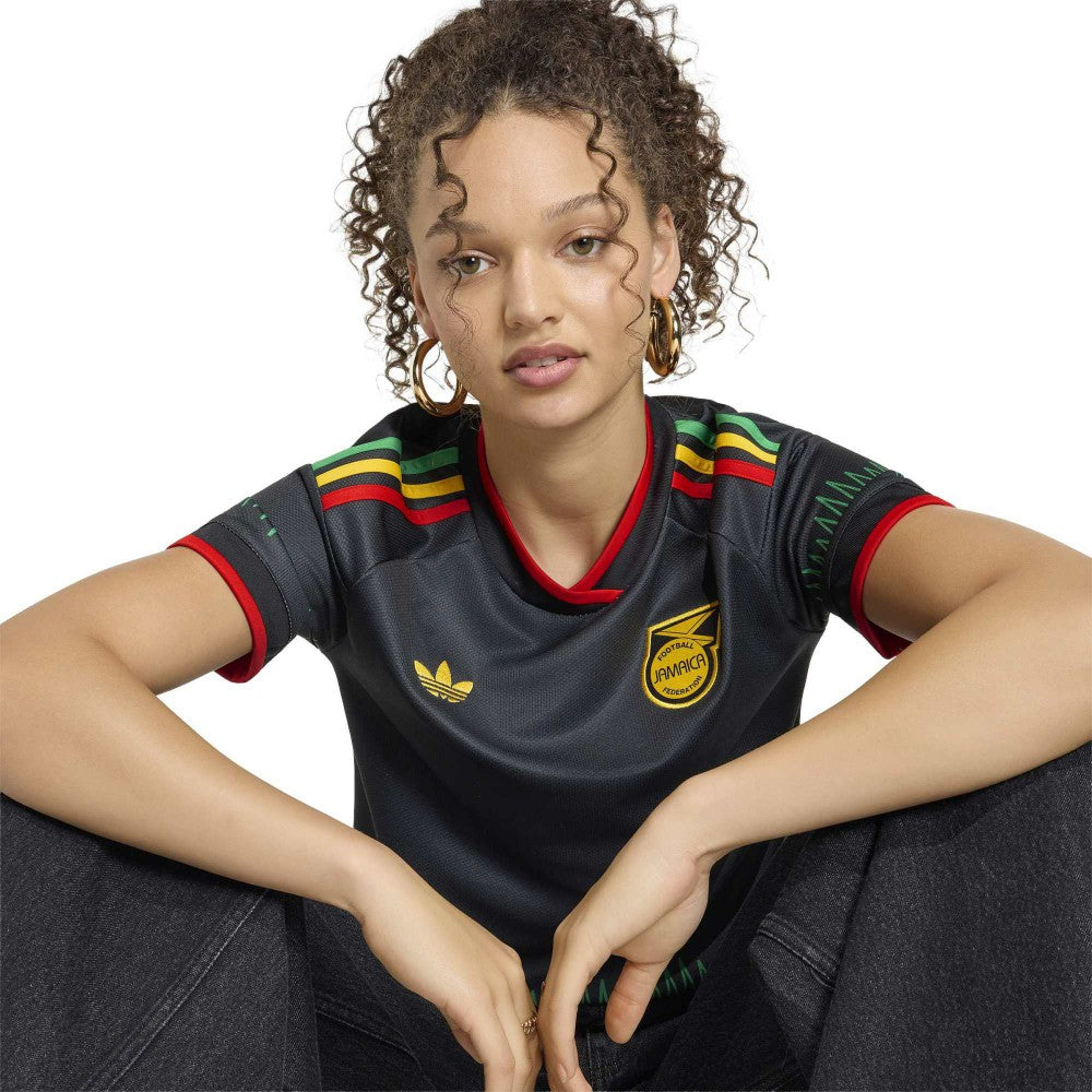 Jamaica National Team Women's 2026 Away Replica Jersey - Black sale