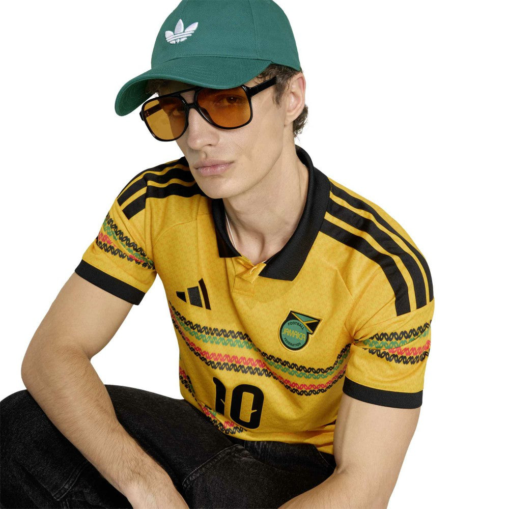 Bob Marley Jamaica National Team 2026 Home Replica Jersey - Yellow discount