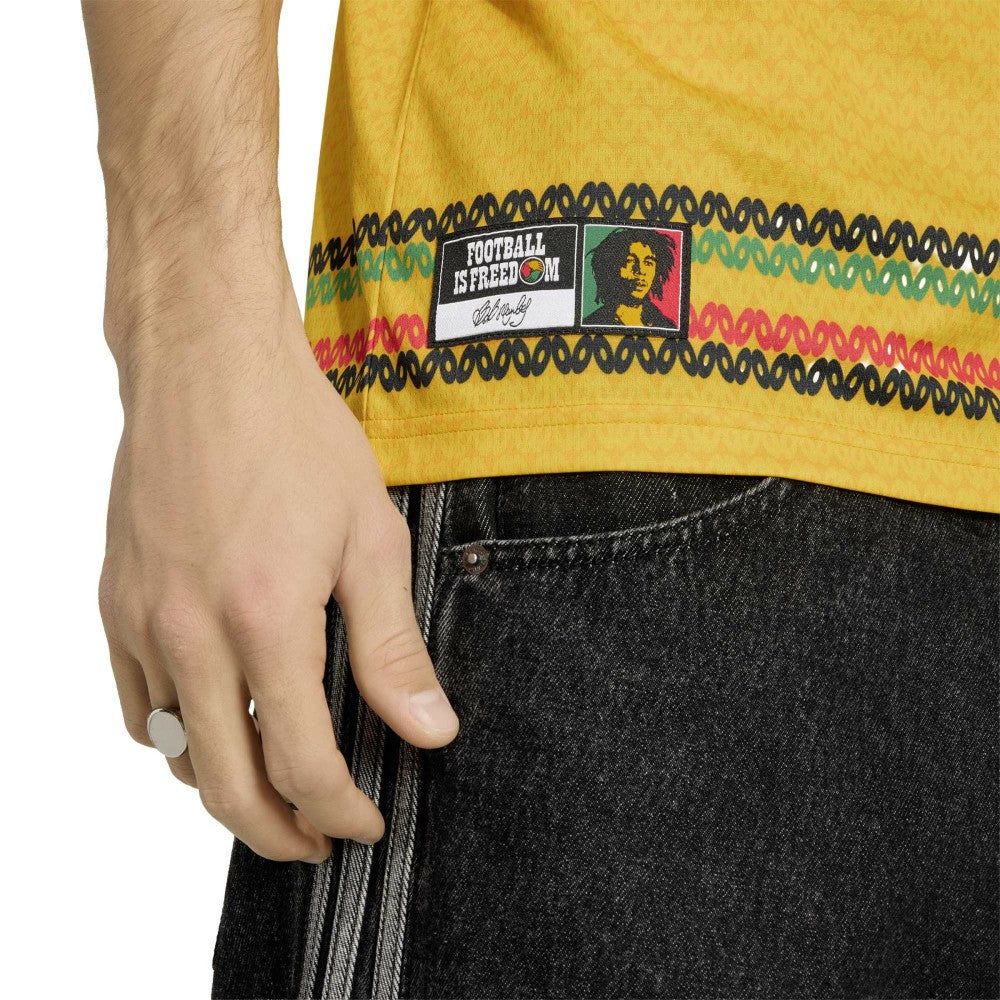 Bob Marley Jamaica National Team 2026 Home Replica Jersey - Yellow discount