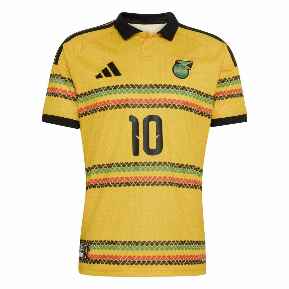Bob Marley Jamaica National Team 2026 Home Replica Jersey - Yellow discount