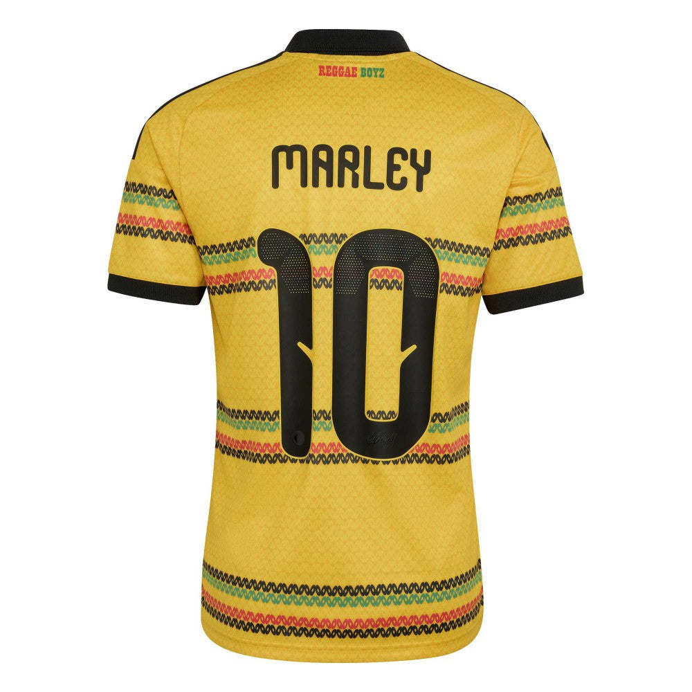 Bob Marley Jamaica National Team 2026 Home Replica Jersey - Yellow discount