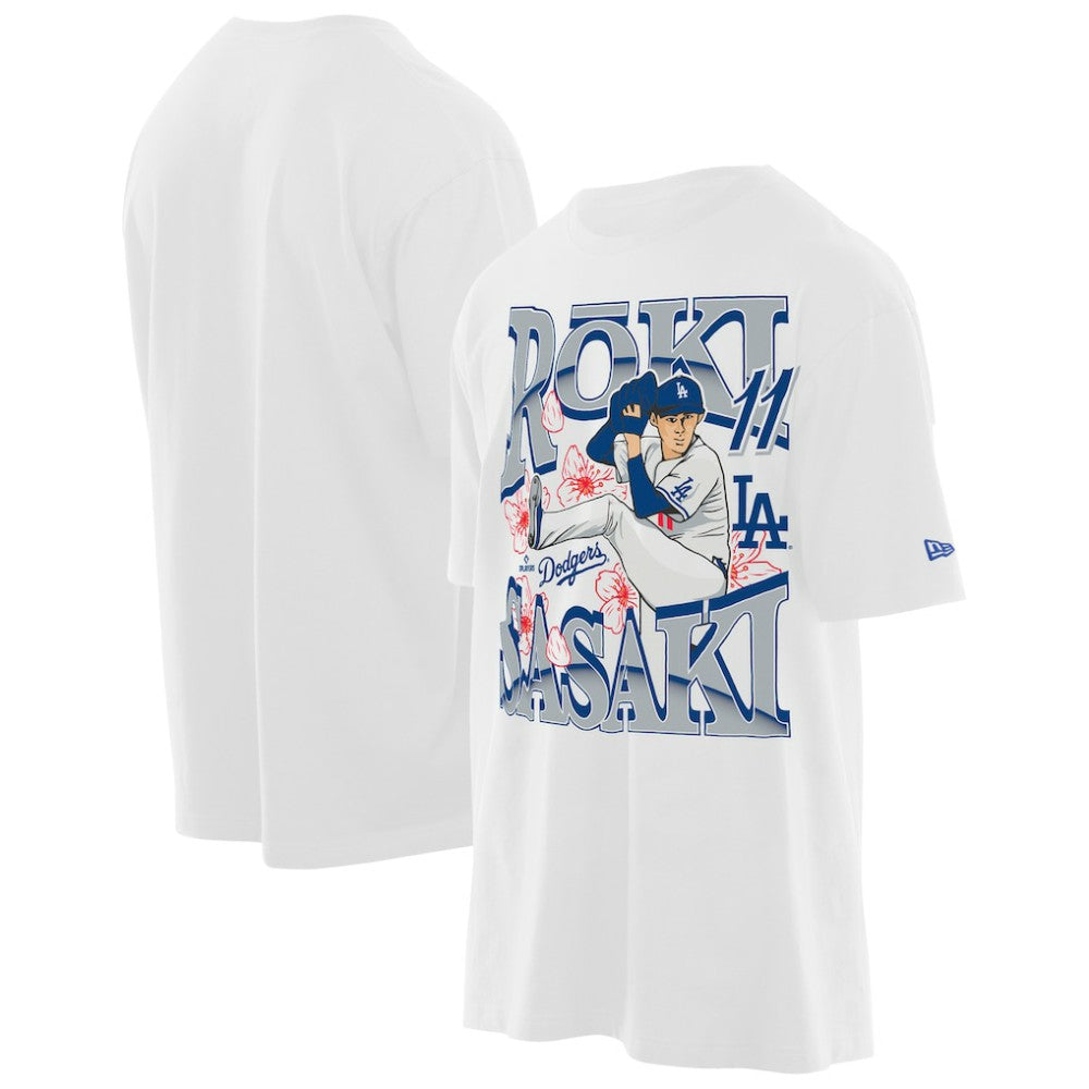 Roki Sasaki Los Angeles Dodgers Player T-Shirt White