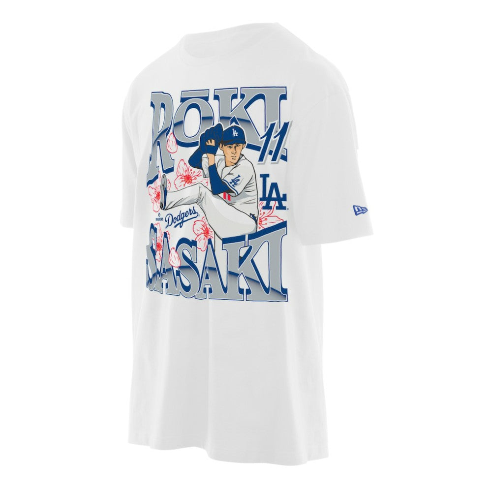 Roki Sasaki Los Angeles Dodgers Player T-Shirt White