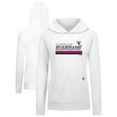 Cleveland Guardians Levelwear Women's Relay Breaker Pullover Hoodie White