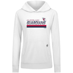 Cleveland Guardians Levelwear Women's Relay Breaker Pullover Hoodie White