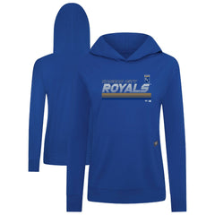 Kansas City Royals Levelwear Women's Relay Breaker Pullover Hoodie Royal