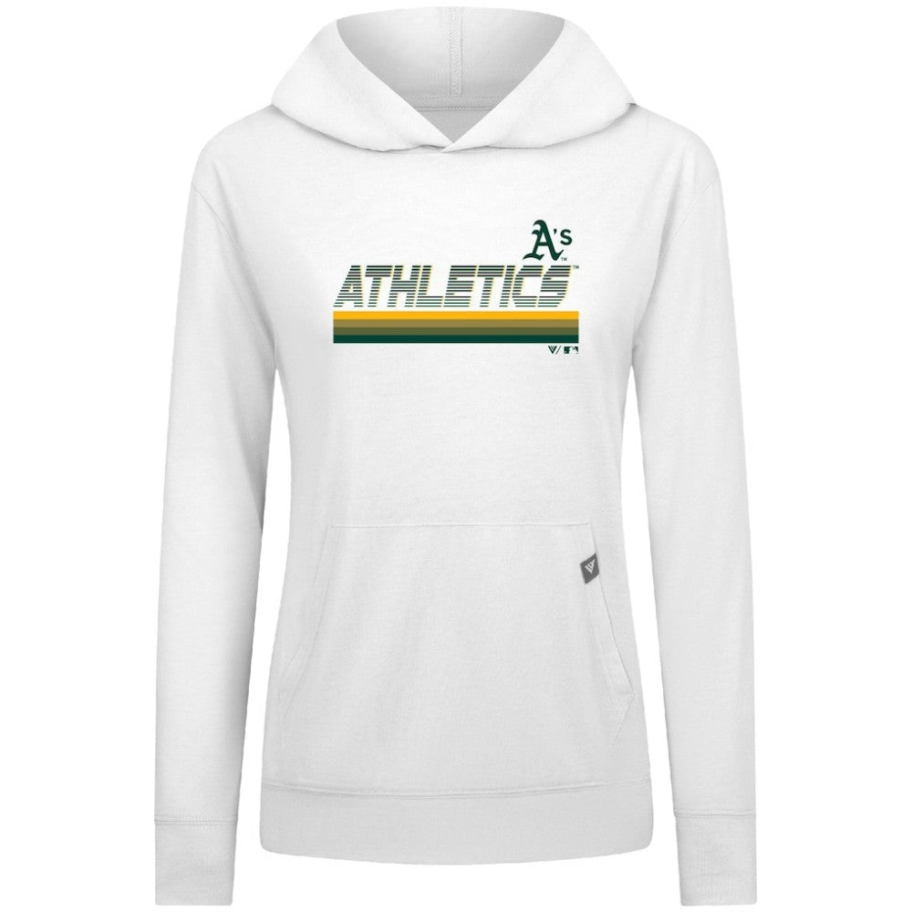 Athletics Levelwear Women's Relay Breaker Pullover Hoodie White
