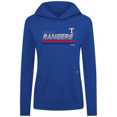 Texas Rangers Levelwear Women's Relay Breaker Pullover Hoodie Royal