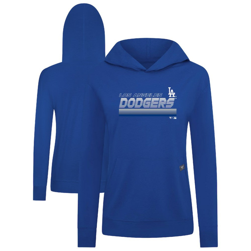 Los Angeles Dodgers Levelwear Women's Relay Breaker Pullover Hoodie Royal