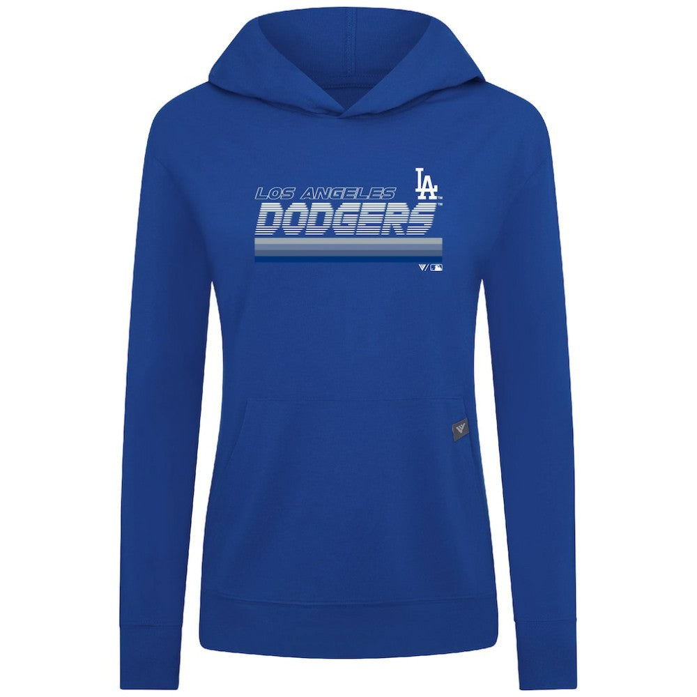 Los Angeles Dodgers Levelwear Women's Relay Breaker Pullover Hoodie Royal