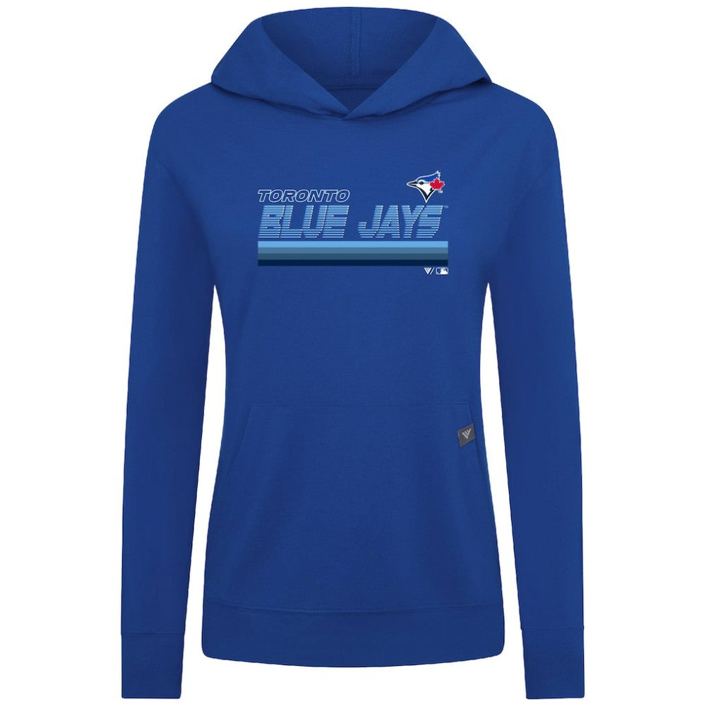 Toronto Blue Jays Levelwear Women's Relay Breaker Pullover Hoodie Royal