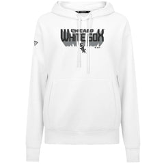 Chicago White Sox Levelwear Women's Adorn Retro 3D Pullover Hoodie White