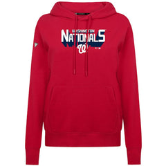 Washington Nationals Levelwear Women's Adorn Retro 3D Pullover Hoodie Red