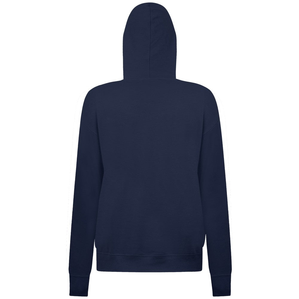 Milwaukee Brewers Levelwear Women's Adorn Retro 3D Pullover Hoodie Navy