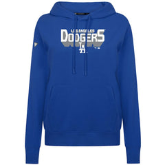 Los Angeles Dodgers Levelwear Women's Adorn Retro 3D Pullover Hoodie Royal