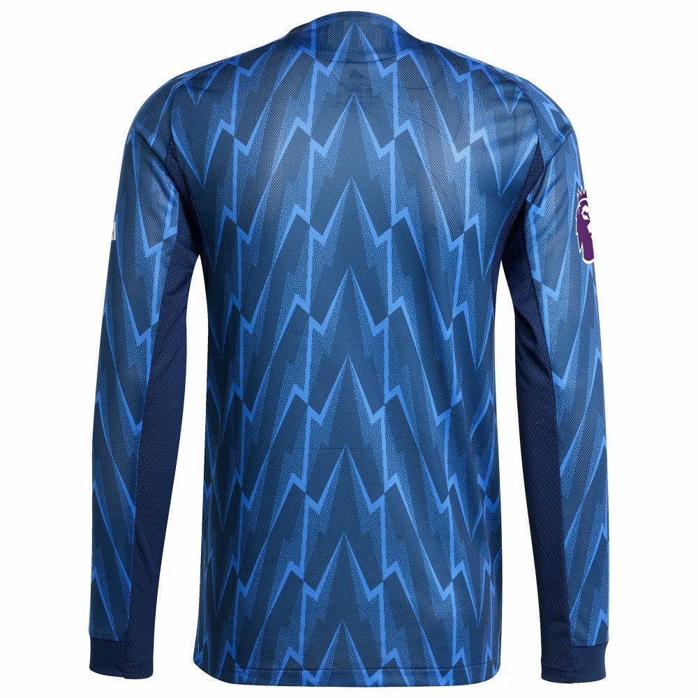 Arsenal 2025/26 Away Long Sleeve Jersey with Patch - Blue for sale
