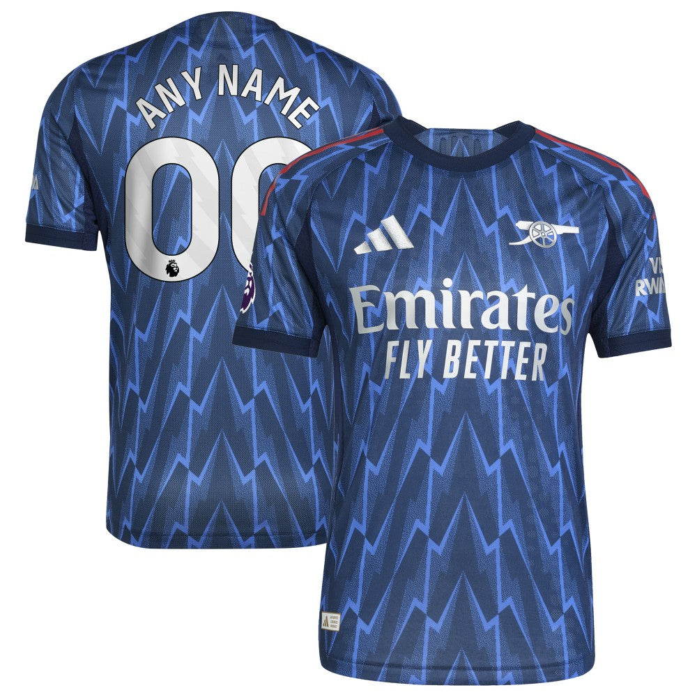 Arsenal 2025/26 Away Custom Jersey - Blue cheap