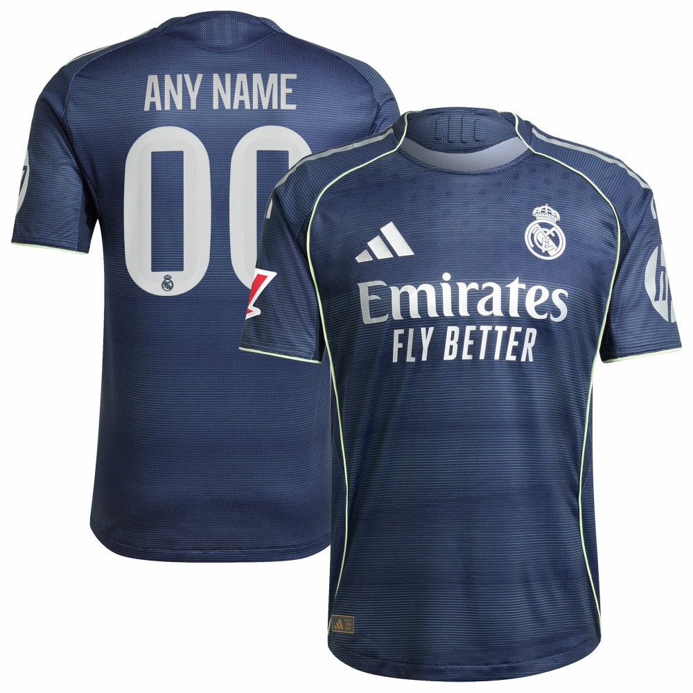 Real Madrid 2025/26 Away Custom Jersey - Blue online