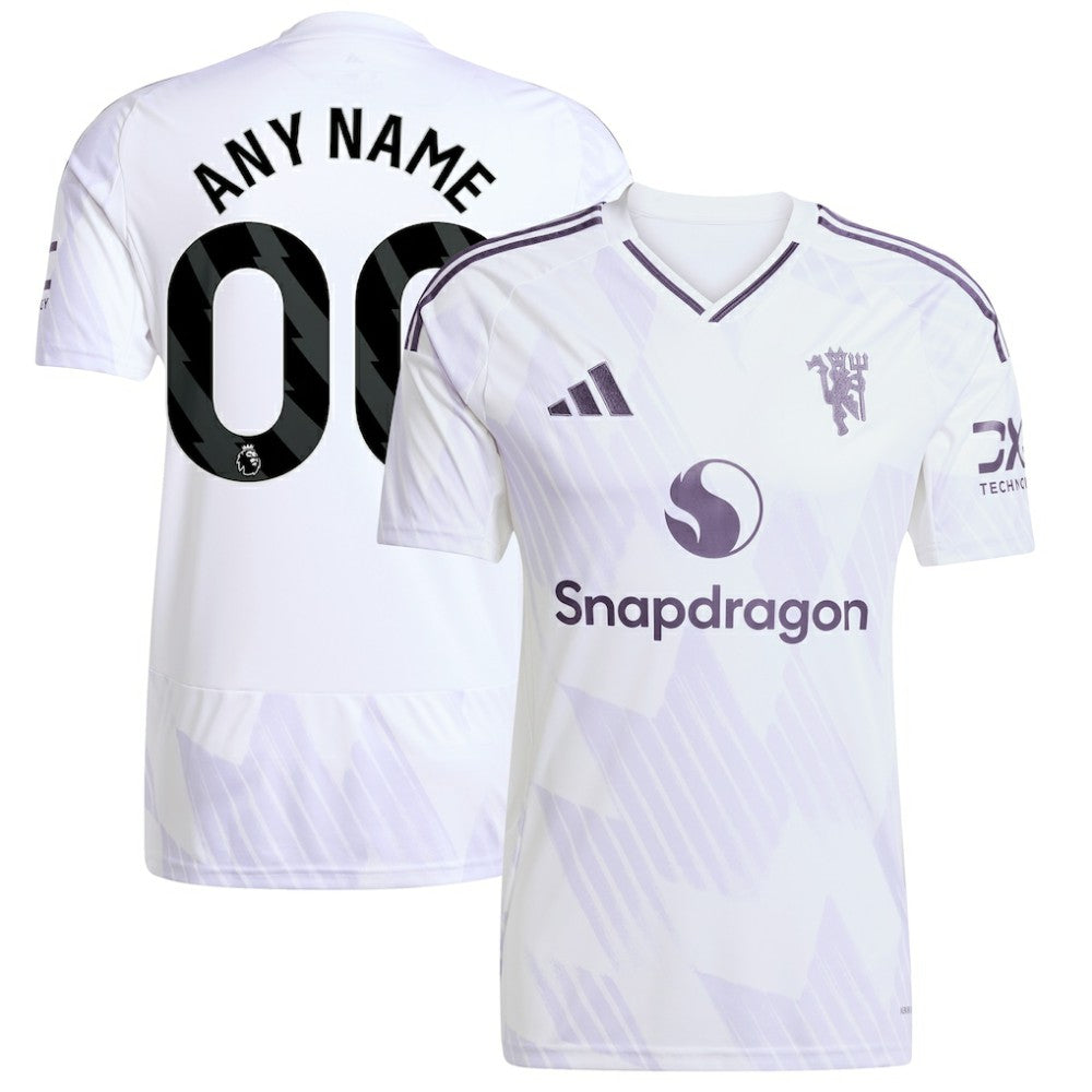 Manchester United 2025/26 Away Replica Custom Jersey - White shop
